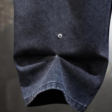 By The R/ Snap Wide Cargo Denim  BLACK