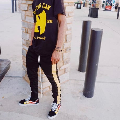 EPTM/トラックパンツ　Black×Yellow