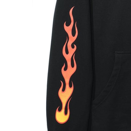 Anti Social Social Club/FLAME Logo フーディー　BLACK  