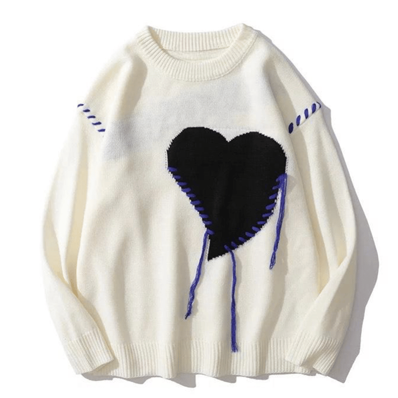WOSS.official/Heart oversize knit | BINGOSTAR ・ WOSS.official/Heart oversize knit | BINGOSTAR ・
