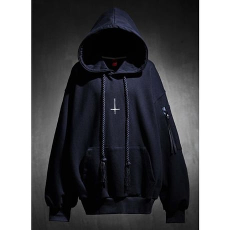 By The R/ Cross Paint Cotton Hoodie (SET UP)