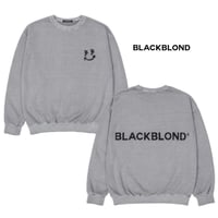 BLACK BLOND/BB logo smile   Sweatshirt  "VINTAGE GRAY"