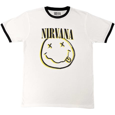 Nirvana/Official twotone Tshirts WHITE