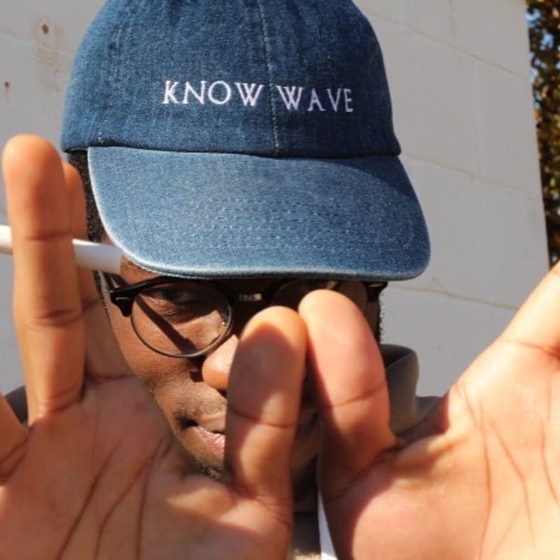 Know Wave/Logo cap BLUE denim | BINGOSTAR ・ ビンゴスター
