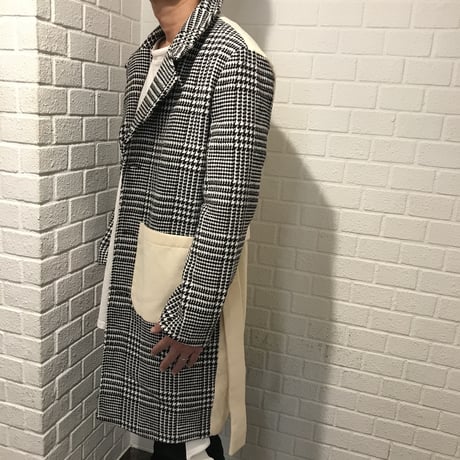 Mismatch NYC/Check Long Coat