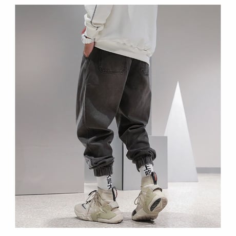 WOSS.official/Cross サルエルデニム  Black