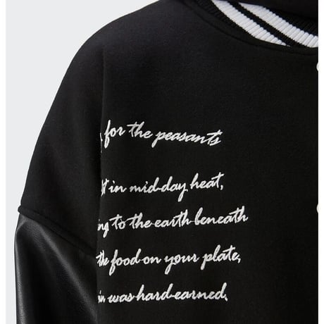 WOSS.official/ POP  Varsity Jacket