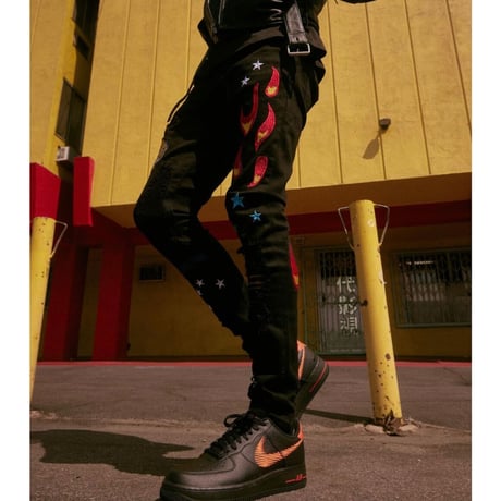 Crysp Denim/SMILE Black  denim