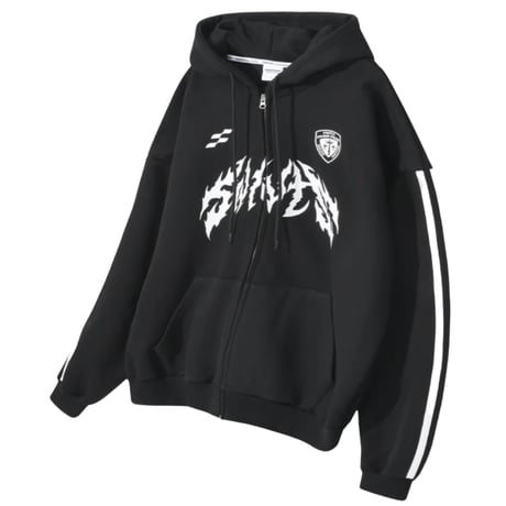 SAINT PAIN/ Line Zip hoodie