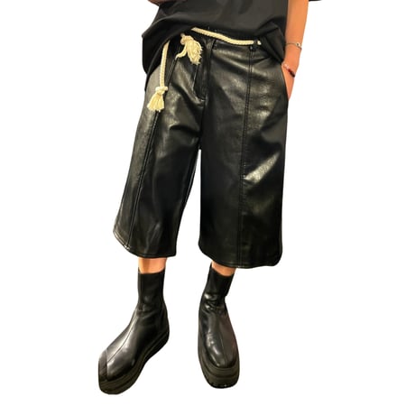 Mismatch NYC/Lether Long Shorts