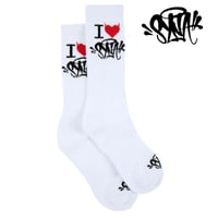 SYNA WORLD / I heart syna socks WHITE