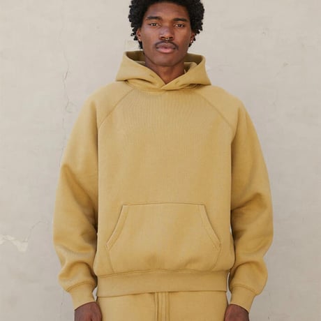 ESSENTIALS  fear of god /LOGO Hoodie "Amber"