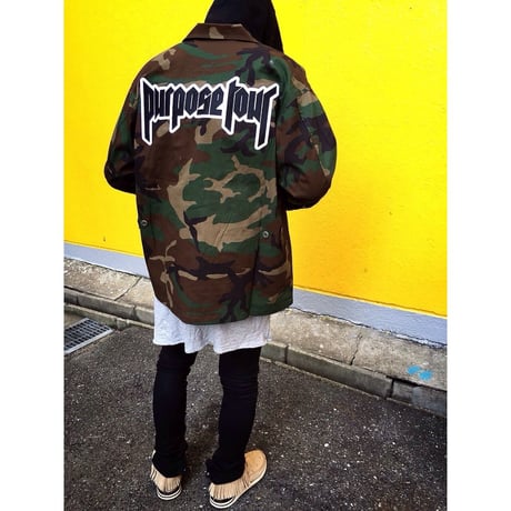 Purpose tour/Justin bieber official Camo Jacket