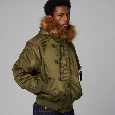 GRMY/ THE PLANET N-2B FLIGHT JACKET "KHAKI"