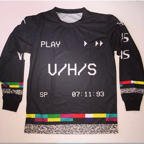 3hunna Hollywood /VHS Longsleeve　Black