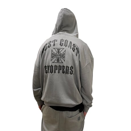West Coast Choppers/ OverSize Zip Up Hoodie (SET UP)