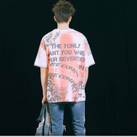White Complex/Scribble BOX Tee