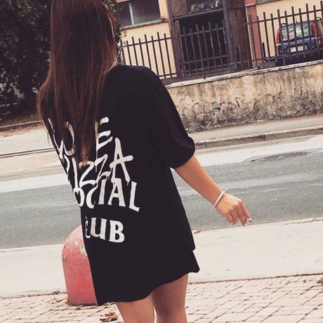 No Perfect Italy/Love Pizza Club  Big Tee Black