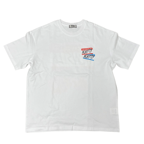 WOSS.official/Oversized name print Tshirs