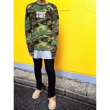 Purpose tour/Justin bieber official CAMO Long sleeve