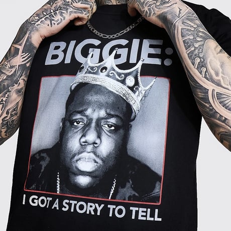 BIGGIE/Oversize Tshirts BLACK