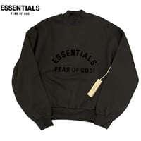 ESSENTIALS by Fear of God /Logo Crewneck "BLACK"