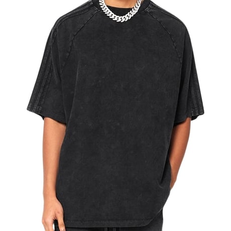 Mismatch NYC/Washed Line Tee  "BLACK" (SET UP)
