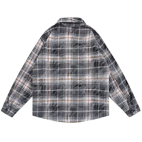 WOSS.official/ Washed flannel Long Shirts