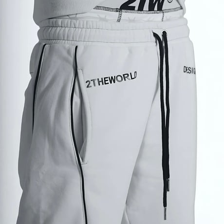 2TW®︎ /  Hoodie + Pants (SET UP)  WHITE