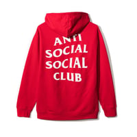 Anti Social Social Club/Logo フーディー RED　限定カラー