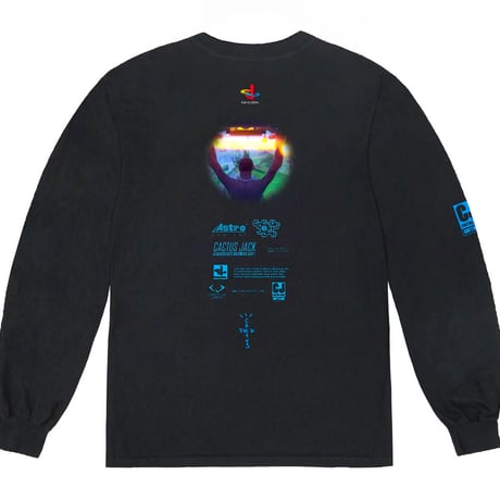 Travis Scott /Cactus Jack "FORTNITE" LONG SLEEVE　BLACK