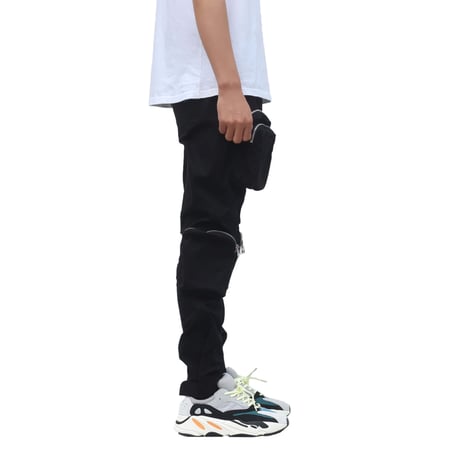 URKOOL/CARGO Pants V5ーBLACK