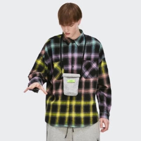 WOSS.official/ MIX color Check Flannel Shirts