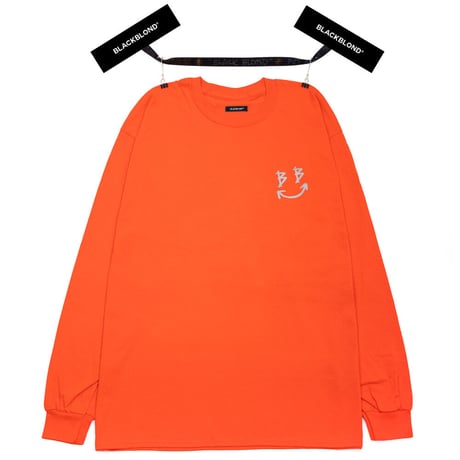 Black Blond/BB Smile LongSleeve Tshirts (ORANGE)