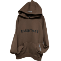 ESSENTIALS  fear of god /LOGO Hoodie "BROWN"