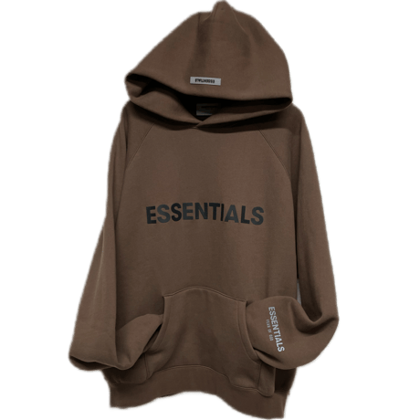 ESSENTIALS  fear of god /LOGO Hoodie "BROWN"