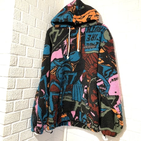 GRMY/OVER SHERPA BOA HOODIE "PINK"
