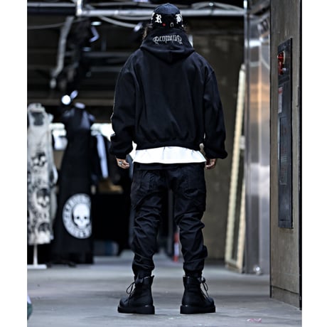 ByTheR/ Suede Short Zip Hoodie