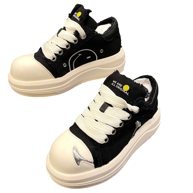 KILLWINNER Smile lifeスニーカー　brown 23.5 KILLWINNER-Smile Life Sneaker-Brown