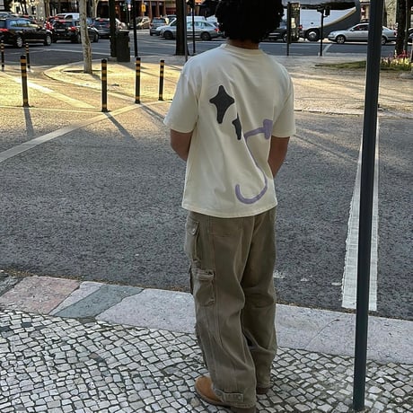 Mismatch NYC/POP ART Puff Tee  "CREAM"