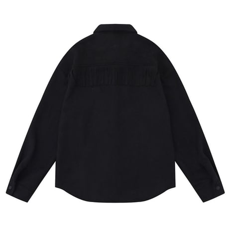 Mismatch NYC/GUN  Suede  shirts (BLACK /BROWN)