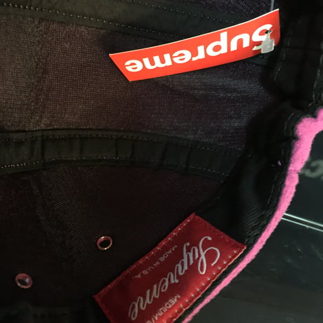SUPREME/CAMP CAP　ピンク