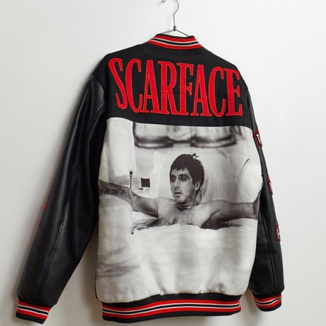 Reason Clothing Newyork /SCARFACE Wool Varsity Jacket