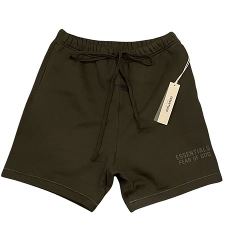 ESSENTIALS Fear OF God/Graphic Shorts  "OFF BLACK"