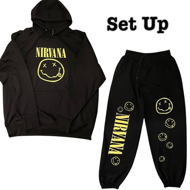 NIRVANA/Official Oversize SetUp (hoodie＋pants)