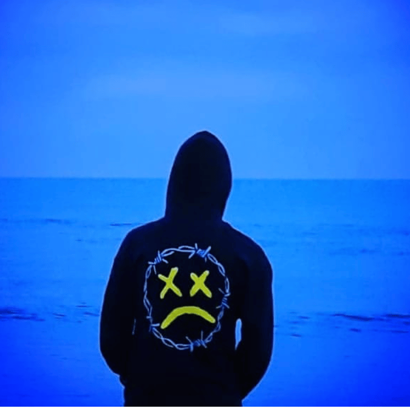 Lil Pump official merch/Unhappy Smile Hoodie | ...