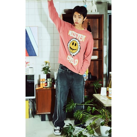 MISTERCHILD /WOOL Logo Knit  "PINK"