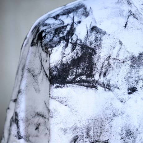 By The R/ Hand Paint Tshirts  WHITE