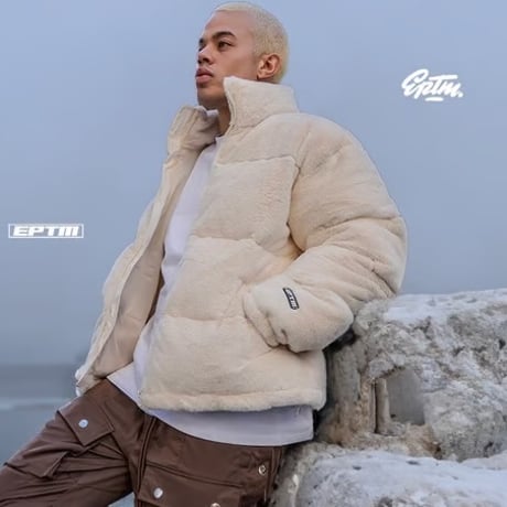EPTM/FUR PUFFER  JACKET  "CREAM"