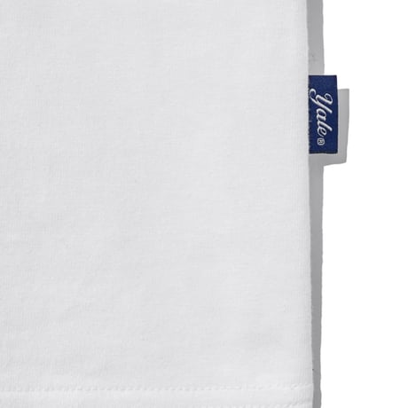 YALE official / Bulldog Logo Tee "WHITE & BLACK"